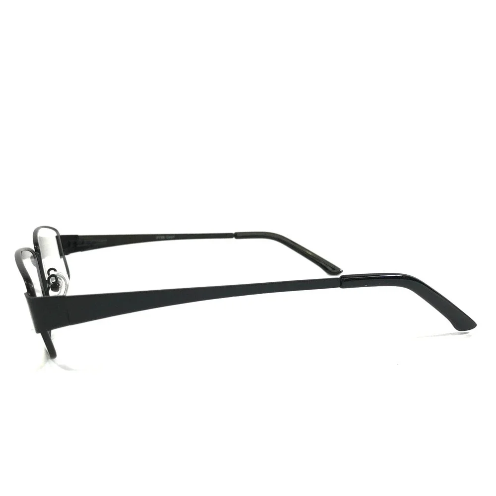 Peach Tree by Capri Eyeglasses Frames PT88 Black Rectangle Wire Rim 55-20-145